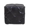 Дизайнерский пуф Amrit Black Leather
