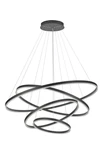Люстра Orblaze 4 rings 1000 black