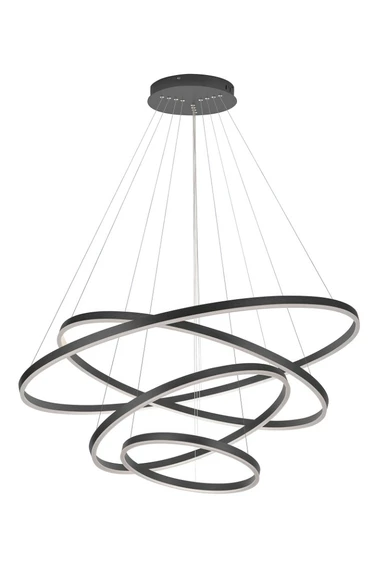 Люстра Orblaze 4 rings 1000 black