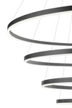 Люстра Orblaze 4 rings 1000 black