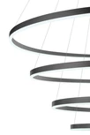 Люстра Orblaze 4 rings 1000 black