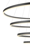 Люстра Orblaze 4 rings 1000 black