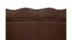 Низкое кресло ракушка Pearl Brown V2 на черных ножках