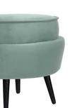 Пуф Pearl Adorn Green на черных ножках