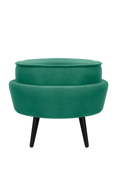 Пуф Pearl Adorn Green V2 на черных ножках