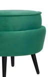 Пуф Pearl Adorn Green V2 на черных ножках