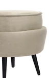 Пуф Pearl Adorn Taupe на черных ножках