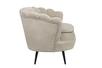 Дизайнерский диван Pearl Double Taupe на черных ножках