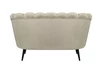 Дизайнерский диван Pearl Double Taupe на черных ножках