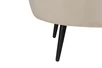 Дизайнерский диван Pearl Double Taupe на черных ножках