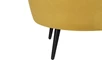 Дизайнерский диван Pearl Double Yellow на черных ножках