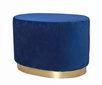 Дизайнерский пуф Topper Oval Blue