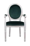 Мягкий стул с подлокотниками Volker Arm Green