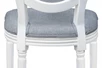 Стул с круглой спинкой Volker oak Grey and White