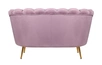 Диван ракушка Pearl Double Pink