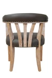 Стул в стиле ретро Tanner Genuine Brown Leather