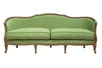 Прямой диван Darcy 3 Green