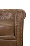 Кожаное кресло Karo Brown leather