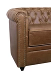 Кожаный диван лофт Karo Brown leather 2S