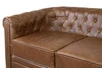 Кожаный диван лофт Karo Brown leather 2S