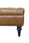 Банкетка Karo Brown leather