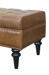 Банкетка Karo Brown leather