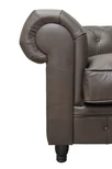 Диван из коричневой кожи Chesterfield Brown Leather 2S