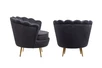 Комплект кресел ракушка Pearl Black