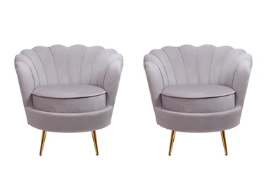 Комплект кресел ракушка Pearl Grey