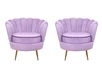 Комплект кресел ракушка Pearl Purple