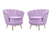 Комплект кресел ракушка Pearl Purple