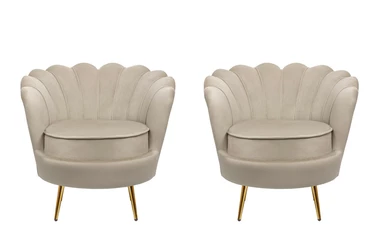 Комплект кресел ракушка Pearl Taupe