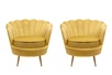 Комплект кресел ракушка Pearl Yellow