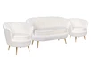 Комплект кресел и дивана ракушка Pearl Double Beige
