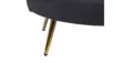 Комплект кресел и дивана ракушка Pearl Double Black