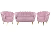 Комплект кресел и дивана ракушка Pearl Double Pink