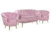 Комплект кресел и дивана ракушка Pearl Double Pink