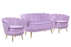 Комплект кресел и дивана ракушка Pearl Double Purple