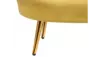 Комплект кресел и дивана ракушка Pearl Double Yellow