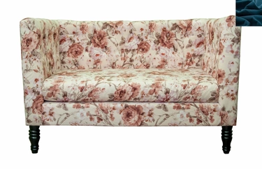 Диван прованс Rose Flower синий