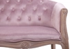 Двухместный дизайнерский диван Kandy Double Pink Velvet