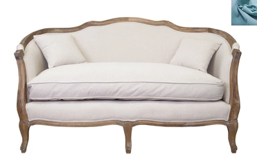 Диван ампир Darcy 2 цвет серый