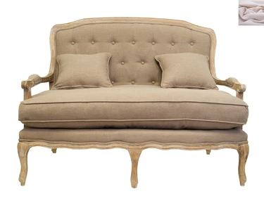 Прямой диван модерн Yareli розовый