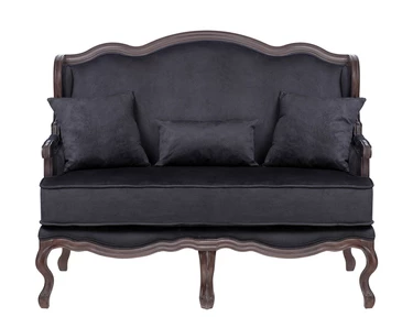 Двухместный дизайнерский диван Brody Double Black