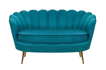 Диван ракушка Pearl Double Marine Velvet