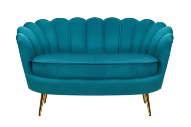 Диван ракушка Pearl Double Marine Velvet