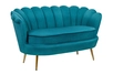 Диван ракушка Pearl Double Marine Velvet