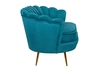 Диван ракушка Pearl Double Marine Velvet