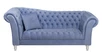 Двухместный диван Lina Blue-W синий
