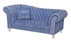 Двухместный диван Lina Blue-W синий